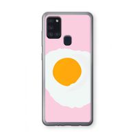 Sunny side up: Samsung Galaxy A21s Transparant Hoesje