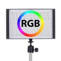 Falcon eyes rgb led lamp set t8 incl. accu
