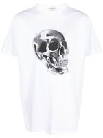 Alexander McQueen t-shirt à imprimé graphique - Blanc