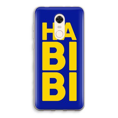 Habibi Blue: Xiaomi Redmi 5 Transparant Hoesje