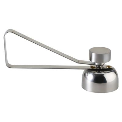 Metalen ei schaar ei topper Cutter shell opener roestvrijstaal gekookt rauwe ei creatieve keuken tools (zilver)