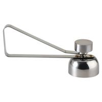 Metalen ei schaar ei topper Cutter shell opener roestvrijstaal gekookt rauwe ei creatieve keuken tools (zilver)