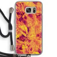 Eternal Fire: Samsung Galaxy S7 Transparant Hoesje met koord