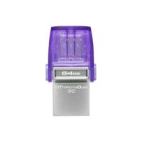 USB stick Kingston microDuo 3C 64 GB Paars