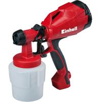 EINHELL verfspuitsysteem tc-sy 400p spuitpistool (rood/zwart)