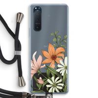 Floral bouquet: Sony Xperia 5 II Transparant Hoesje met koord