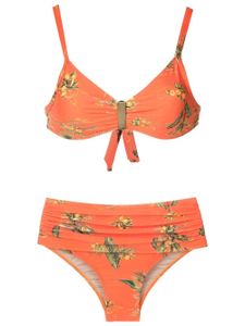 Lygia & Nanny bas de bikini à fleurs - Orange