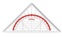 Geodriehoek Maped 028600 160mm flexibel transparant