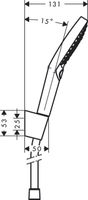 Hansgrohe Raindance select s 120 porter set 125cm chroom 26701000 - thumbnail
