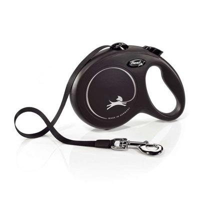 Riem Flexi Collection Strap S Zwart 5 meter