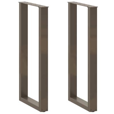Bartafelpoten 2 st U-vormig 40x(100-101) cm staal naturel