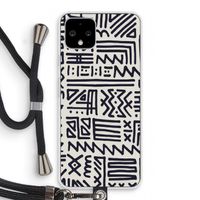Marrakech print: Pixel 4 Transparant Hoesje met koord