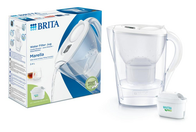 Brita Waterfilterkan Marella Wit + 1 Maxtra Filterpatroon