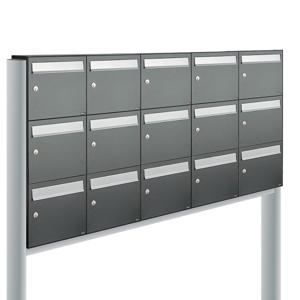 Allux Flow Set 5-Breed, 3-Hoog Op Statief Antraciet - 40040065_5x3s