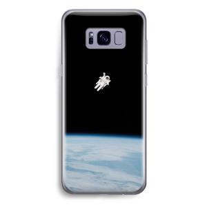 Alone in Space: Samsung Galaxy S8 Plus Transparant Hoesje