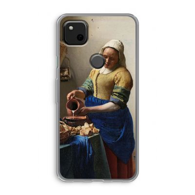 The Milkmaid: Google Pixel 4a Transparant Hoesje
