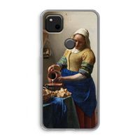 The Milkmaid: Google Pixel 4a Transparant Hoesje