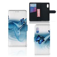 Samsung Xcover Pro | Telefoonhoesje | Met pasjeshouder | Vlinders