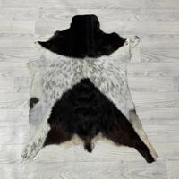 Geitenhuid bruin wit 85x75cm