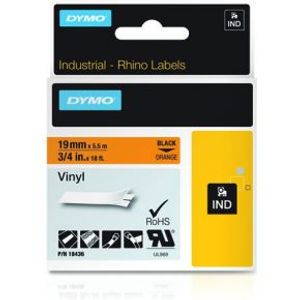 DYMO 19mm RHINO Coloured vinyl labelprinter-tape D1