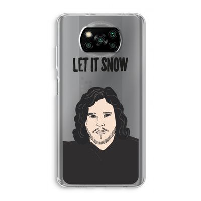 Let It Snow: Xiaomi Poco X3 Pro Transparant Hoesje