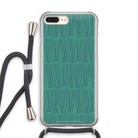 Swirls: iPhone 7 PLUS Transparant Hoesje met koord Swirls: iPhone 7 PLUS Transparant Hoesje met koord