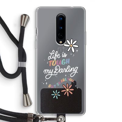 Tough Life: OnePlus 8 Transparant Hoesje met koord