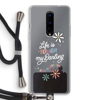 Tough Life: OnePlus 8 Transparant Hoesje met koord
