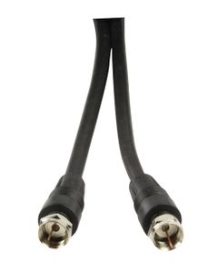 F-connector kabel voor satelliet zwart of wit [diverse lengtes]