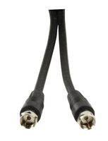 F-connector kabel voor satelliet zwart of wit [diverse lengtes] - thumbnail