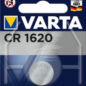 Varta CR1620 lithium batterij 3 V 60 mAh 1-blister