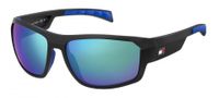 Tommy Hilfiger zonnebril 1722/S heren cat. 3 rechthoekig blauw - thumbnail