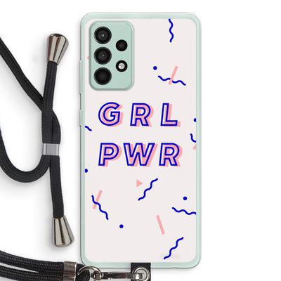 GRL PWR: Samsung Galaxy A52s 5G Transparant Hoesje met koord