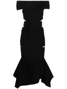 Alexandre Vauthier robe à découpes - Noir