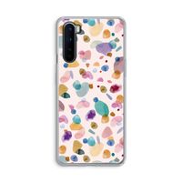 Terrazzo Memphis Pink: OnePlus Nord Transparant Hoesje