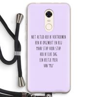 Zelfvertrouwen: Xiaomi Redmi 5 Transparant Hoesje met koord