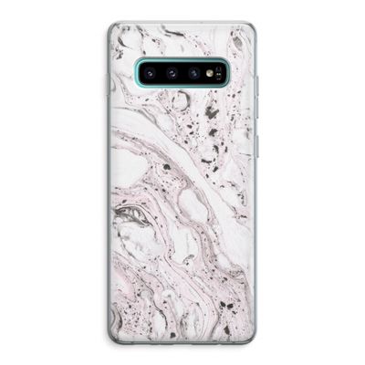 Mengelmoes: Samsung Galaxy S10 Plus Transparant Hoesje