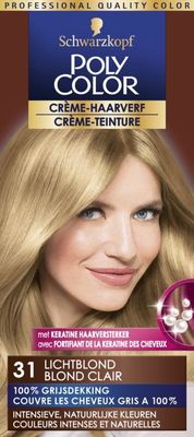 Poly Color Creme haarverf 31 lichtblond (90 ml)