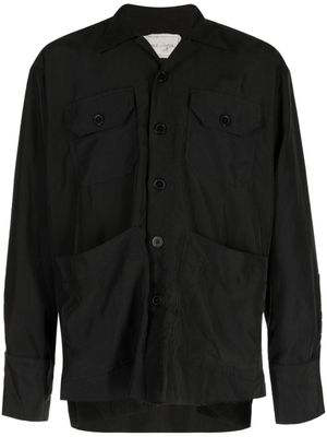Greg Lauren chemise Souvenir ample Studio - Noir