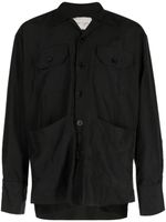 Greg Lauren chemise Souvenir ample Studio - Noir