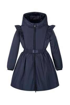 Le Chic winter winterjas meisjes - zwart - navy blauw - riem