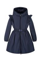 Le Chic winter winterjas meisjes - zwart - navy blauw - riem