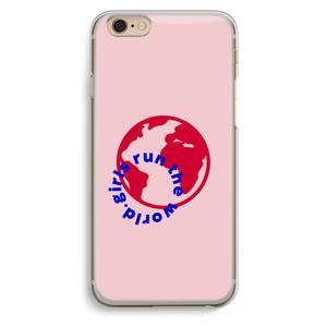 Run The World: iPhone 6 / 6S Transparant Hoesje