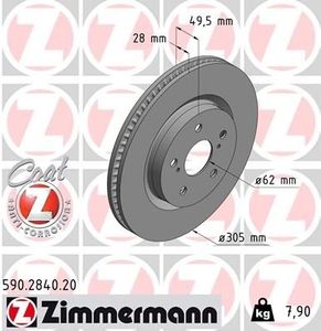 Remschijf COAT Z 590284020