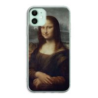 Mona Lisa: iPhone 11 Transparant Hoesje