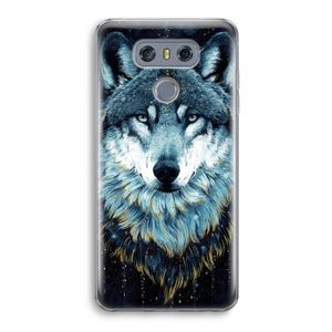 Darkness Wolf: LG G6 Transparant Hoesje