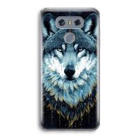 Darkness Wolf: LG G6 Transparant Hoesje Darkness Wolf: LG G6 Transparant Hoesje