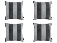 Sierkussen met paspel ca. 50x50 cm Alice grey (4 stuks) Madison - Madison