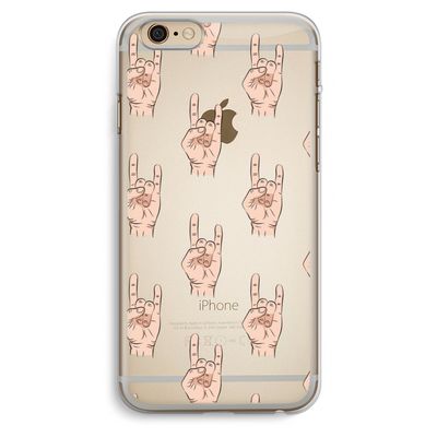 Rock: iPhone 6 Plus / 6S Plus Transparant Hoesje