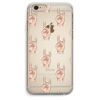 Rock: iPhone 6 Plus / 6S Plus Transparant Hoesje